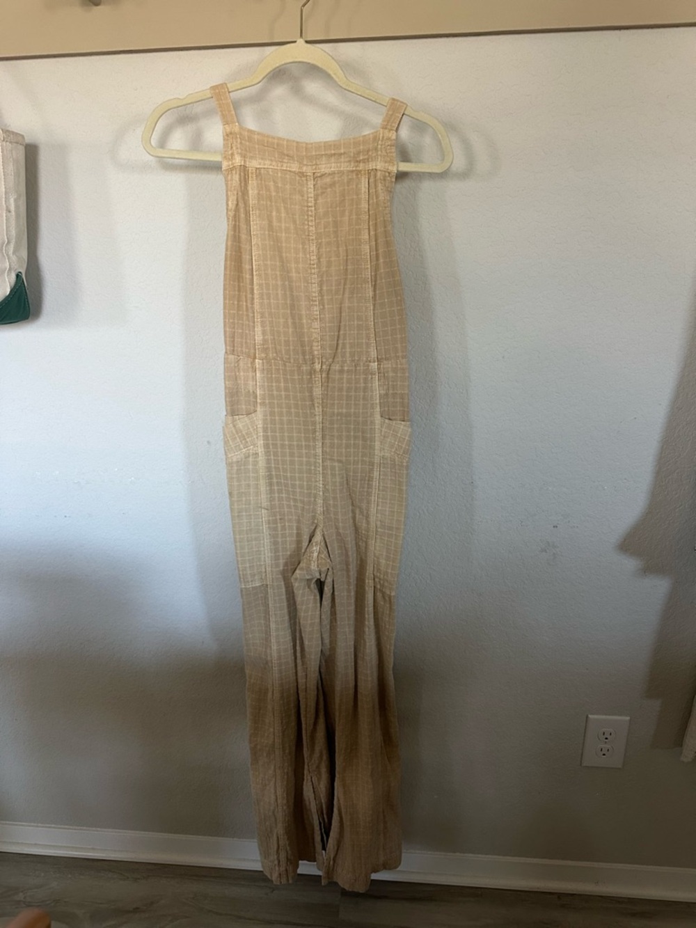 Yellow Free People Overalls